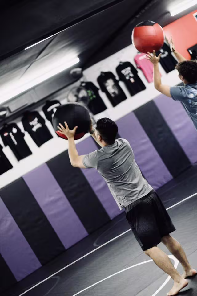 training with medicine balls