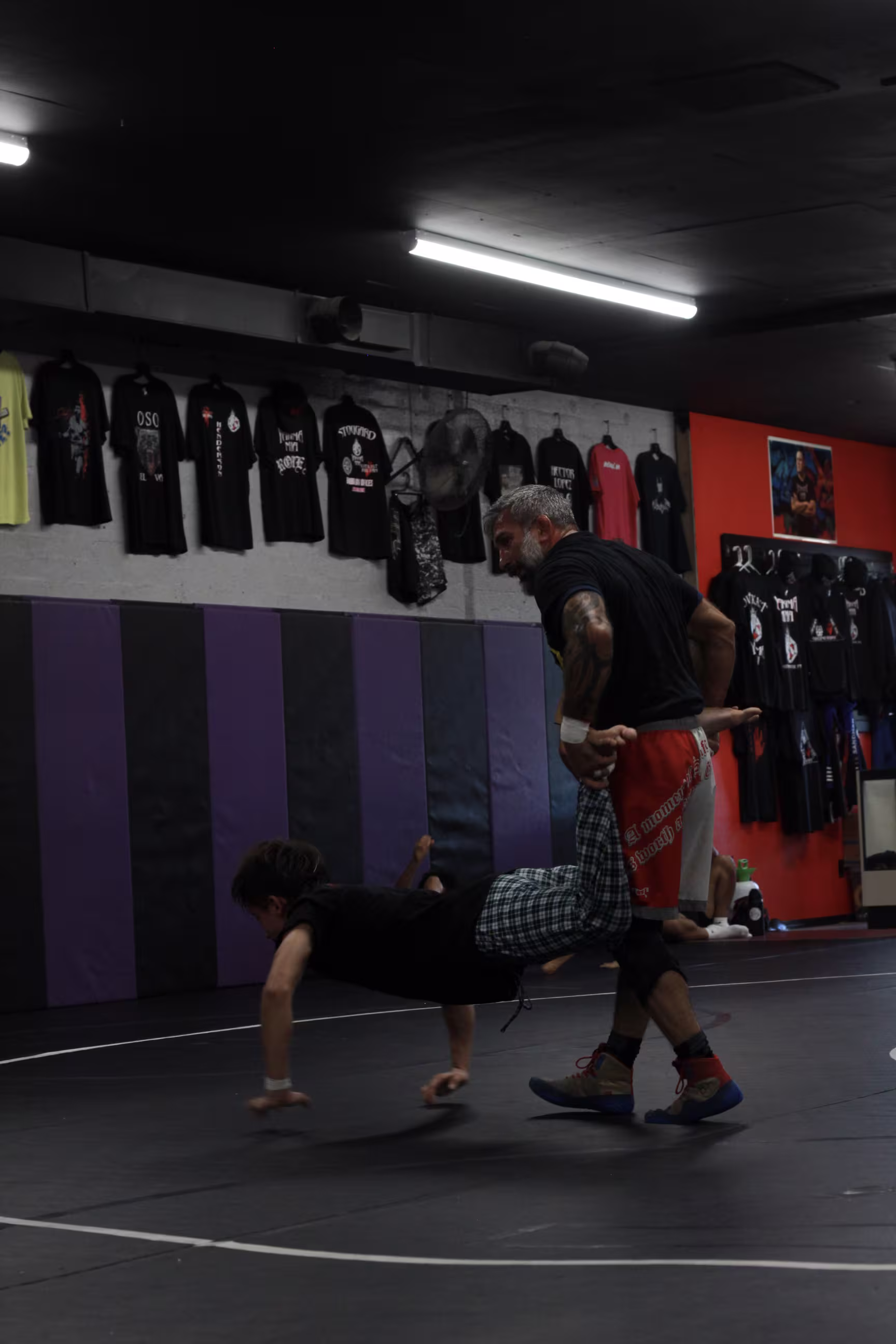 a wrestling class at yakima mma